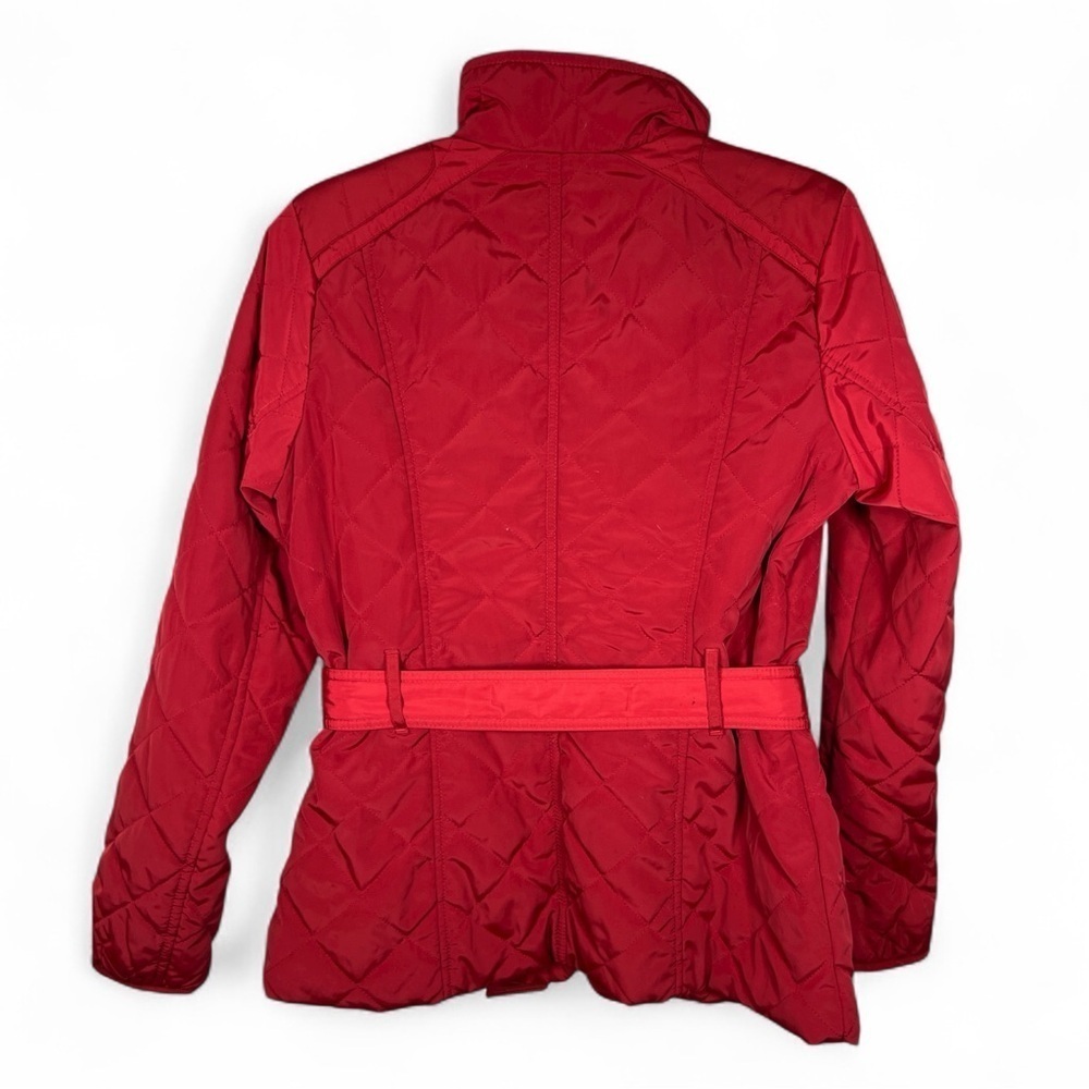 Gap Winter Edition Outdoor Specialist red quilted jacket with belt Size S - Picture 5 of 5